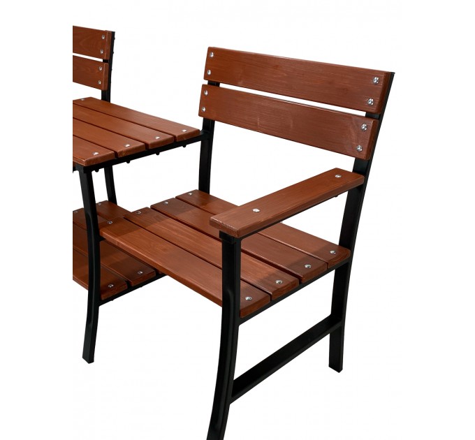 Скамейка садовая МФ-7 Дуэт окрашенная