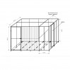 Каркас для вольера № 16 2х2
