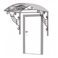 Козырек сварной КЗ-28 бронза