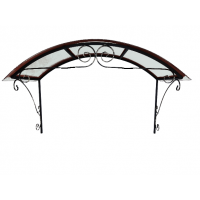 Козырек сварной КЗ-23 прозрачный