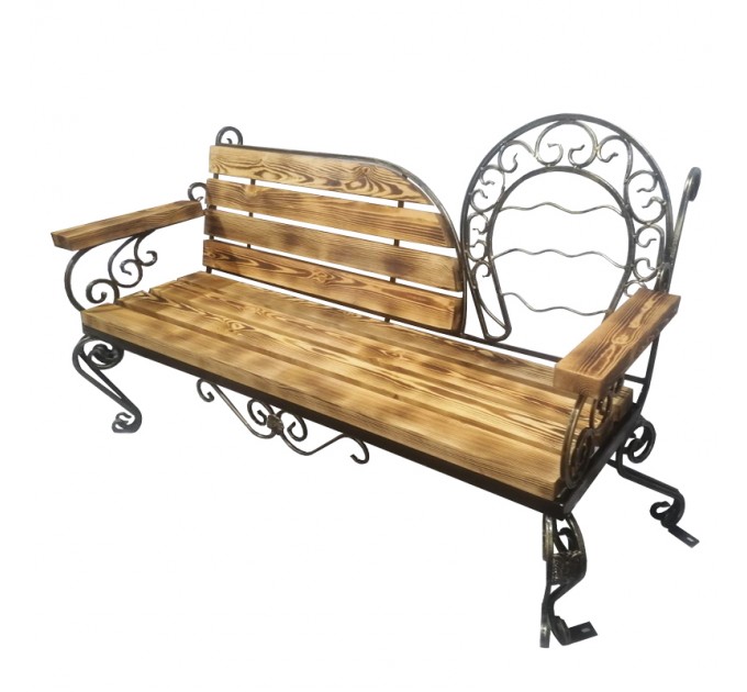 Скамейка с подковой Оберег от злых сил СК95